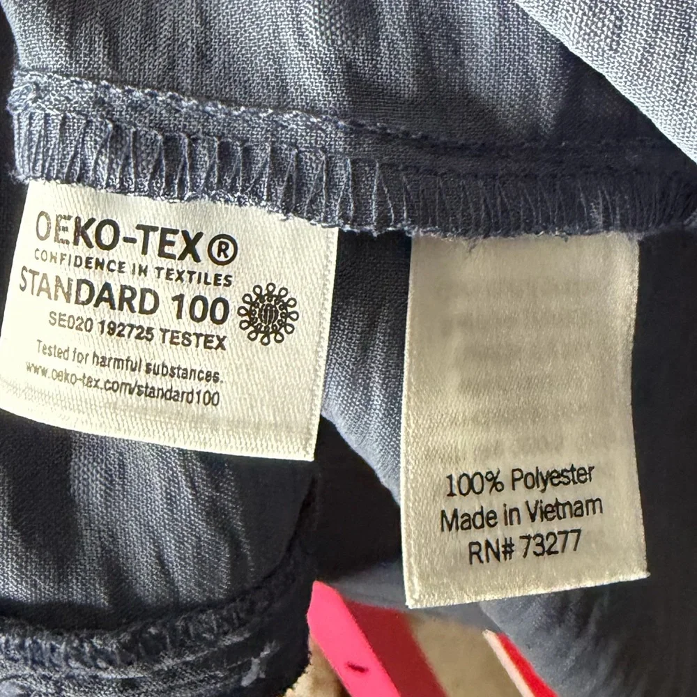 LC Lauren Conrad Swiss Dot Ruffle Sleeveless Top Size XL - Picture 5 of 6